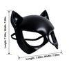 Black Cat Masquerade Mask