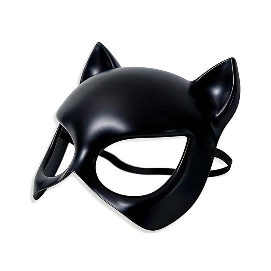 Black Cat Masquerade Mask