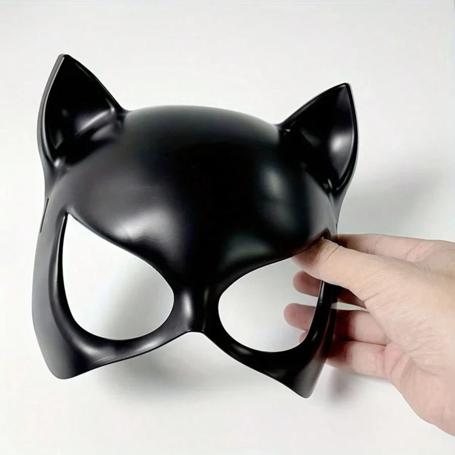 Black Cat Masquerade Mask