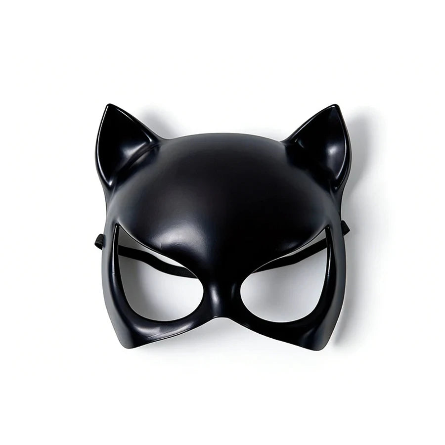 Black Cat Masquerade Mask