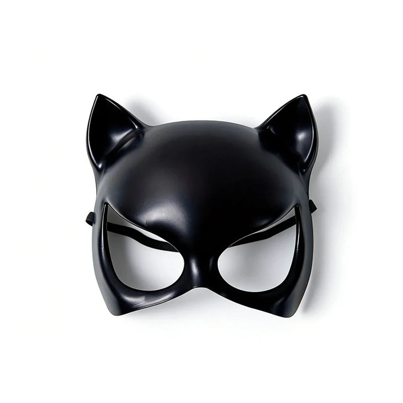 Black Cat Masquerade Mask