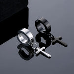 Magnetic Round Crystal Clip Earrings